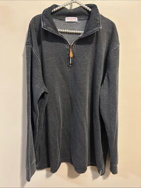 Discount Divas Boutique Black Quarter Zip Pullover Sweatshirt 3XL
